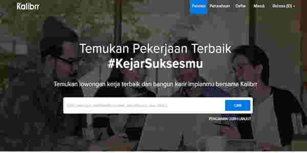 lowongan kerja dari situs Kalibrr id