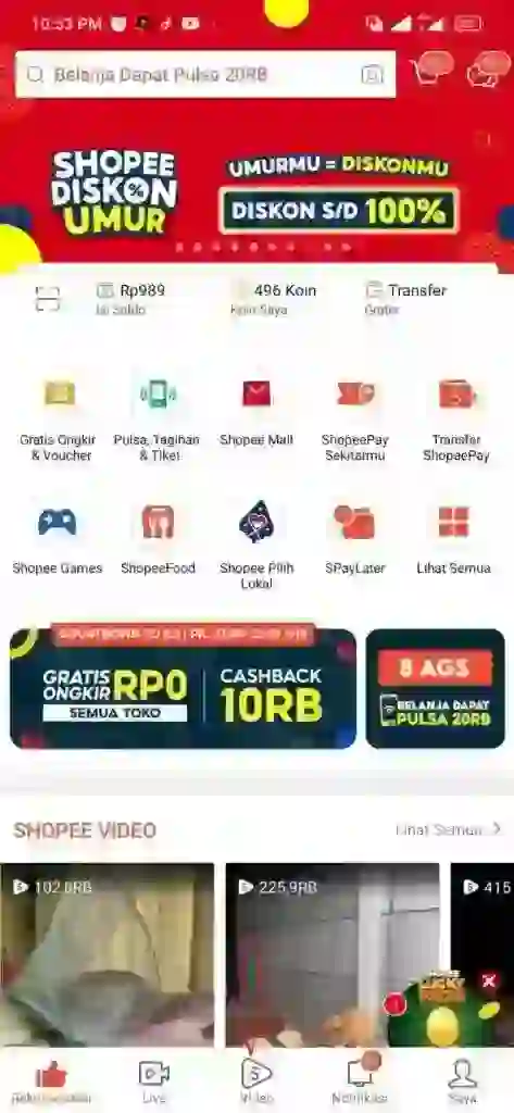 Cara Mendapatkan Shopeepay Gratis dari Shopee Video Terbaru 2022