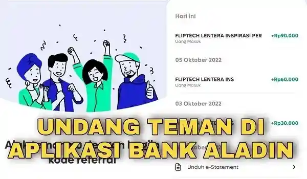 Cara Undang Teman di Aplikasi Bank Aladin Terbaru 2022