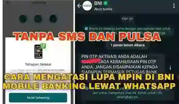 cara mengatasi lupa mpin bni