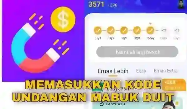 Cara Memasukkan Kode Undangan di Aplikasi Mabuk Duit