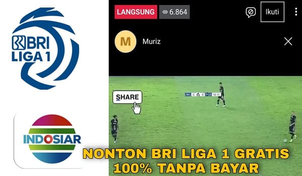 Cara Nonton BRI Liga 1 Lewat Facebook