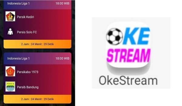 Cara Nonton Gratis BRI liga 1 di Hp Android dengan Aplikasi OkeStream
