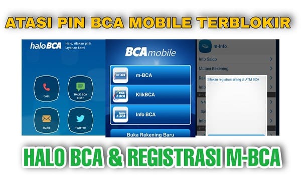 Cara Mengatasi Pin BCA Mobile Terblokir Gratis Tanpa Pulsa