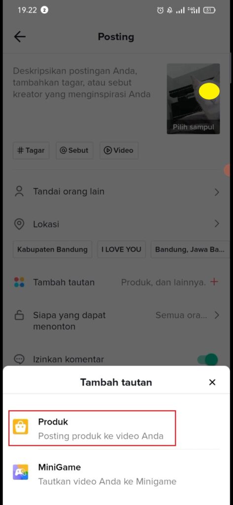 cara menampilkan keranjang kuning di tiktok terbaru 2023