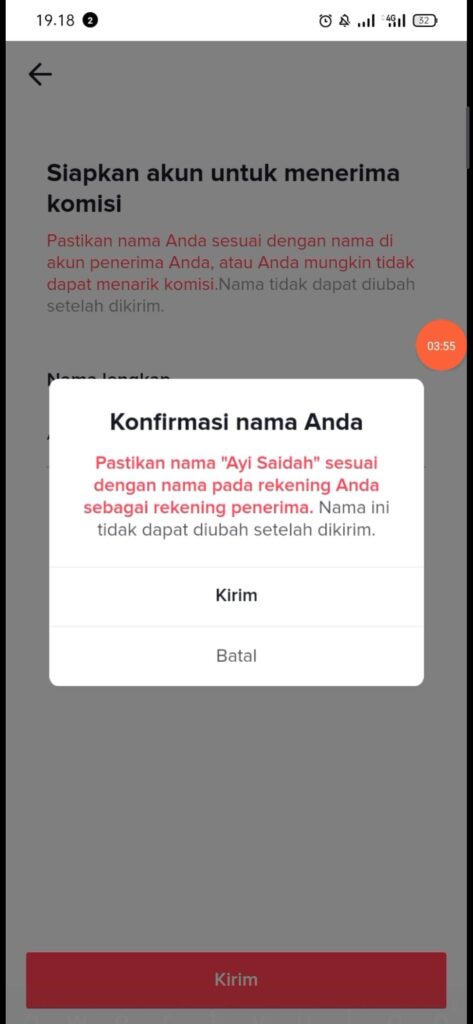 cara membuat akun komisi di aplikasi tiktok