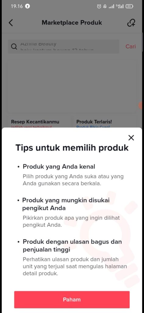 Tips memilh produk tiktok agar laku dijual