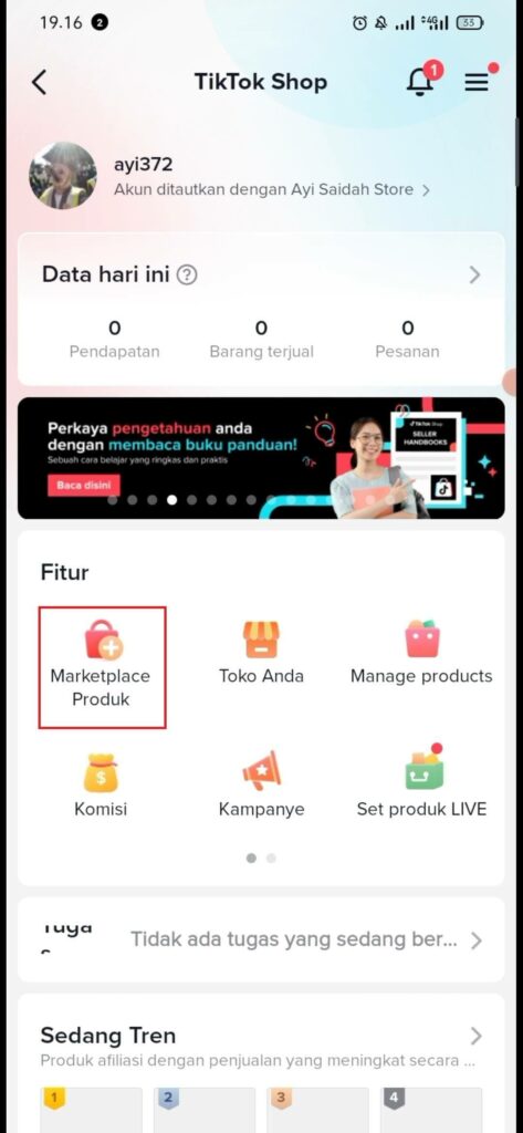 cara tambahkan produk di Tiktok shop