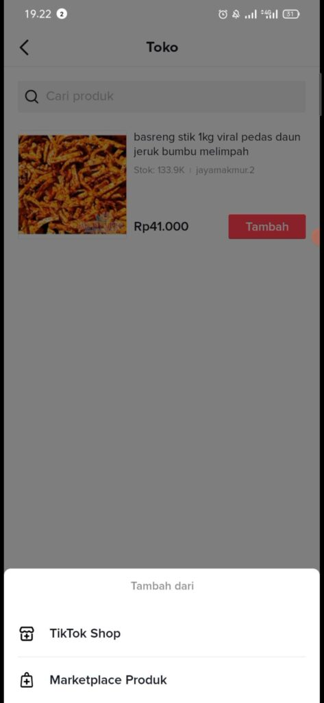 cara mudah tambahkan produk di tiktok sambil upload video 