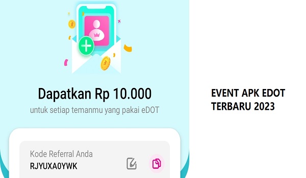 Kode Referral Aplikasi Edot