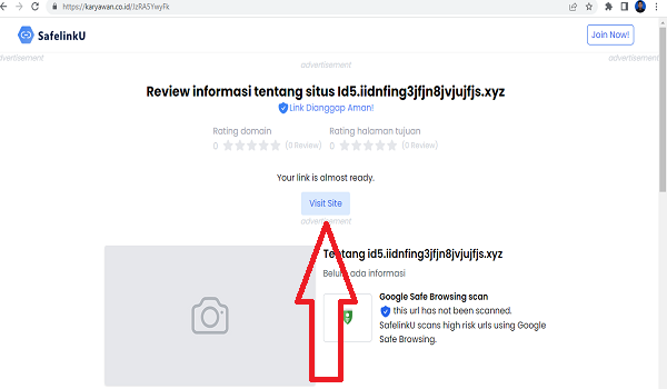 cara melewati situs safelinku terbaru