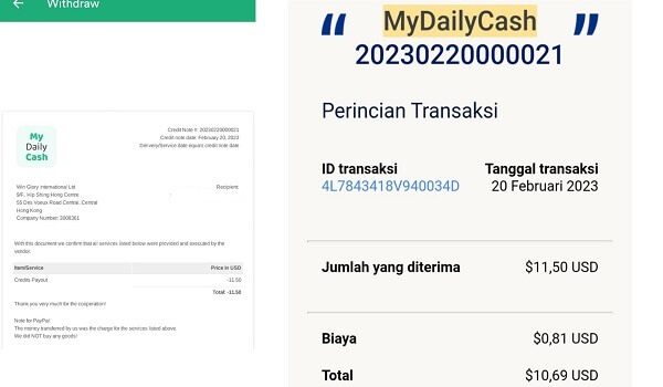 Cara Mendapatkan Uang dari MyDailyCash Terbukti Membayar