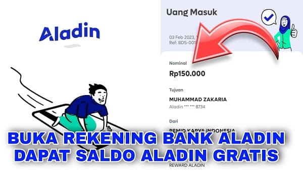 Cara Mudah Buka Rekening Bank Aladin Syariah online Terbaru