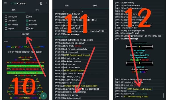 cara menggunakan http custom untuk internetan gratis