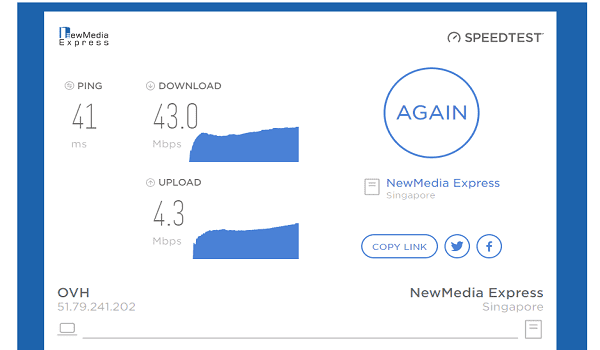 kecepatan internet dengan http custom dari hotspot