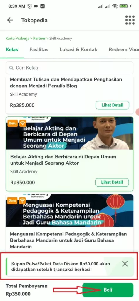 cara mendapatkan pulsa dari tokopedia pelatihan skill academy