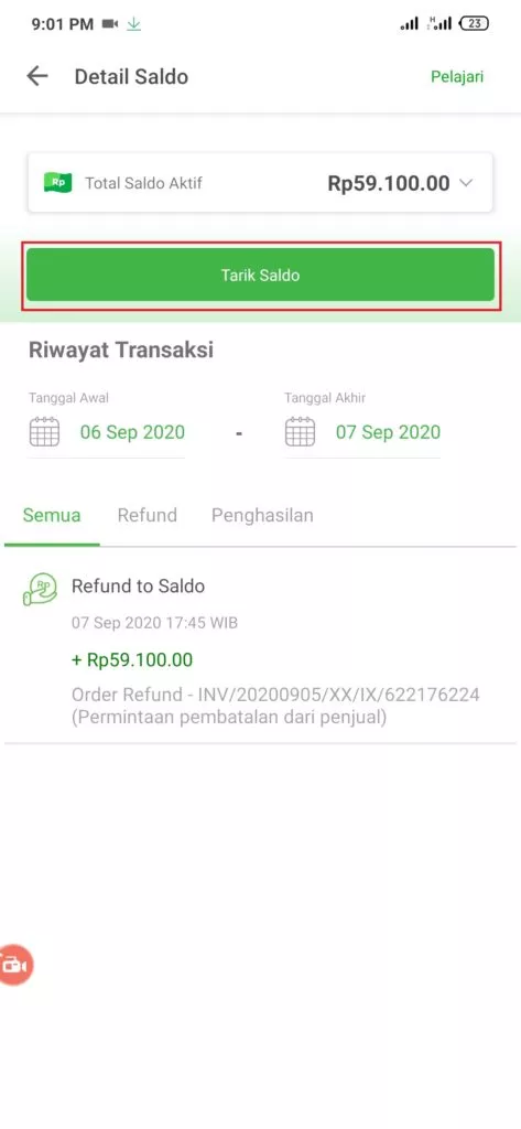 membuat kata sandi