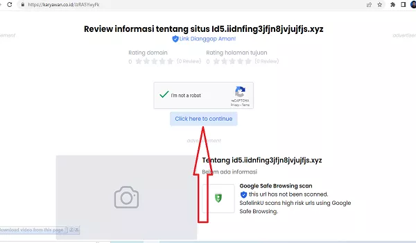 cara melewati situs Karyawan