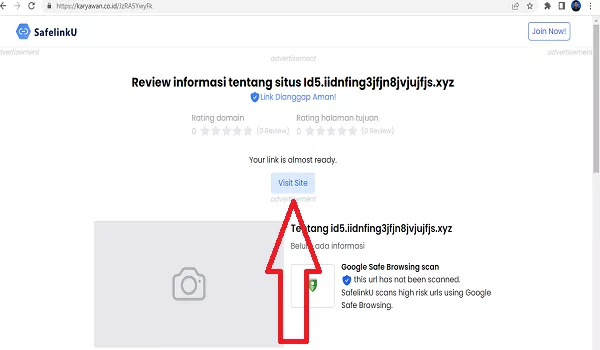 cara melewati situs safelinku terbaru